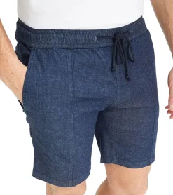 Große Größen|Shorts & Bermudas*O46bpx 2er Pack Herren Jeans-Shorts Denim-Hosen Baumwoll-Hose kurze Hose Sommer-Hose 922711 Blau/Dunkelblau