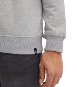 Pullover & Sweater*INDICODE 2er Pack IDForz Herren Baumwoll-Pullover Rundhals-Sweater mit großem Frontprint 55582MM , Grau oder Blau Schwarz