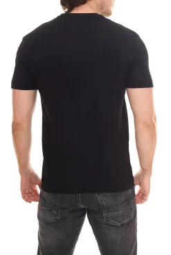 T-Shirts & Tank Tops*Kappa 8er Pack Herren Baumwoll-Shirt Rundhals-Shirt mit großem Logo-Patch Kurzarm-Shirt Blau, Schwarz oder Weiß