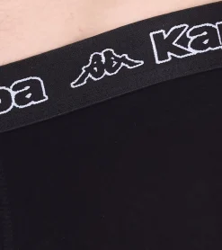 Unterwäsche|Boxershorts*Kappa 10er Pack Herren Boxershorts mit Marken Schriftzug und Logo Unterhose in verschiedenen Farben wie Schwarz, Grau, Anthrazit und Blau