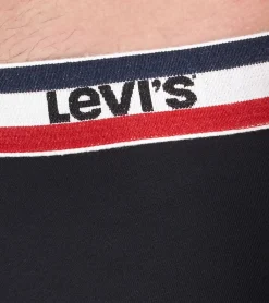 Unterwäsche|Boxershorts*LEVI´S 5er Pack LEVI`S Herren Boxershorts Baumwoll-Unterwäsche mit farblichen Akzenten am Bund 701224335 Schwarz/Grau