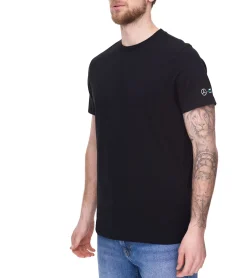 T-Shirts & Tank Tops*Mercedes-Benz 3er Pack AMG Petronas F1 MAPF1 FW Blank Herren Basic T-Shirt mit kleinem Print am Arm Baumwoll-Shirt 701219057 001 Schwarz