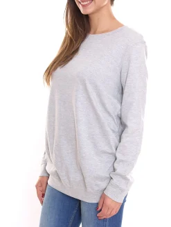 Sweater & Pullover*neun 9 monate 2er Pack Damen schlichtes Schwangerschafts-Shirt Umstands-Mode 54707926 Grau