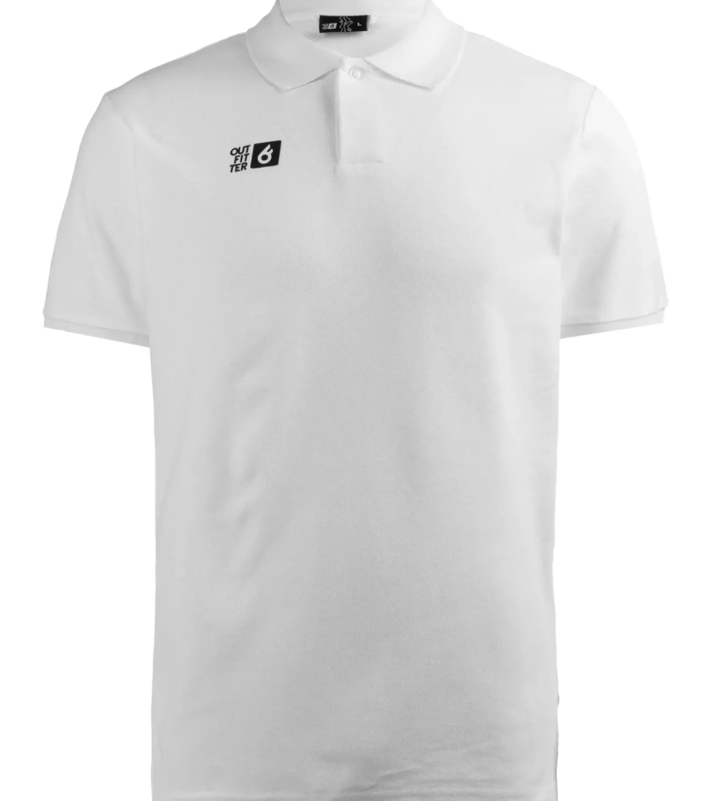 Hemden & Poloshirts*Outfitter 2er Pack OCEAN FABRICS Herren Polo-Hemd angenehmes Sommer-Shirt 1049-OTW-10 Weiß