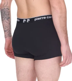 Unterwäsche|Boxershorts*Pierre Cardin 2er Pack Herren Baumwoll-Boxershorts Unterwäsche R808 Schwarz oder Grau