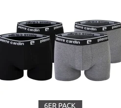 Unterwäsche|Boxershorts*Pierre Cardin 6er Pack Herren Boxershorts Unterwäsche in verschiedenen Farben Grau