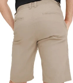 Shorts & Bermudas*O46bpx 2er Pack praktische Herren Chino-Bermuda aus Leinen Sommer-Hose Stoff-Shorts 947032 Beige