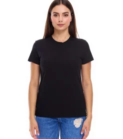 Fitnessmode & Jogginghosen|Tops & T-Shirts*PUMA 4er Pack Blank Base Damen T-Shirt nachhaltiges Baumwoll-Shirt Sport-Shirt Fitness-Shirt 678258 Schwarz oder Weiß
