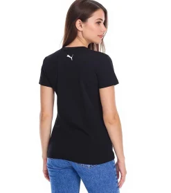 Fitnessmode & Jogginghosen|Tops & T-Shirts*PUMA 4er Pack Blank Base Damen T-Shirt nachhaltiges Baumwoll-Shirt Sport-Shirt Fitness-Shirt 678258 Schwarz oder Weiß