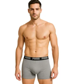Unterwäsche|Boxershorts*PUMA 6er Pack Everyday Basic Boxer Herren Boxer-Shorts Baumwoll-Unterhose 521015001 Blau oder Schwarz/Grau