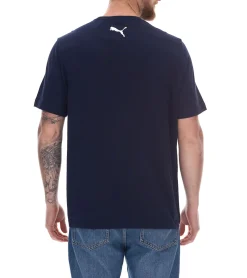 T-Shirts & Tank Tops*PUMA 3er Pack Herren Baumwoll-Shirt T-Shirts Rundhals-Shirt Basic-Shirt 683509 02 Navy