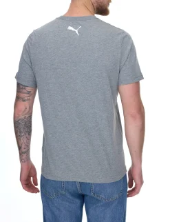 T-Shirts & Tank Tops*PUMA 6er Pack Herren T-Shirts Baumwoll-Shirt Rundhals-Shirts Basic-Shirt 683509 01 Grau