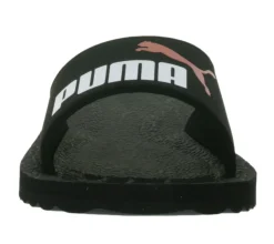 Zehentrenner & Sandalen*PUMA 3er Pack Purecat Bade-Latschen für Damen und Herren Sommer-Schlappen mit EVA-Sohle 360262 Schwarz, Weiß oder Rosa