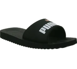 Zehentrenner & Sandalen|Sandalen & Zehentrenner*PUMA 2er Pack Purecat Bade-Latschen für Damen und Herren Sommer-Schlappen mit EVA-Sohle 360262 Schwarz, Weiß oder Rosa