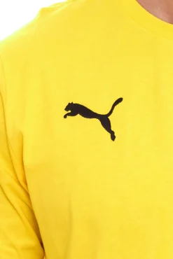 T-Shirts & Tank Tops*PUMA 2er Pack TeamGoal 23 Casual Herren T-Shirt mit Logo-Stickerei Baumwoll-Shirt Fußball 656578 07 Gelb