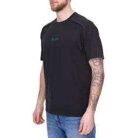 T-Shirts & Tank Tops*PUMA 2er Pack X Mercedes-Benz AMG Petronas F1 Cloudspun Herren T-Shirt mit Logo-Schriftzug 621135 01 Schwarz