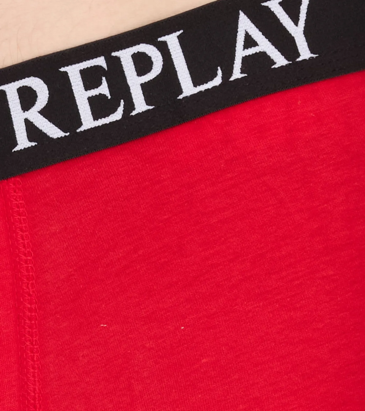 Unterwäsche|Boxershorts*REPLAY 3er Pack Herren Retro Boxershorts Baumwoll-Unterwäsche I101102-002 N176 Schwarz/Grau/Rot