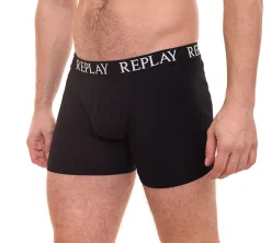 Unterwäsche|Boxershorts*REPLAY 6er Pack Herren Retro Boxershorts Baumwoll-Unterwäsche I101102-002 N011 Schwarz
