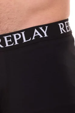 Unterwäsche|Boxershorts*REPLAY 6er Pack Herren Retro Boxershorts Baumwoll-Unterwäsche I101102-002 N011 Schwarz