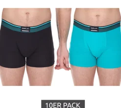 Unterwäsche|Boxershorts*REPLAY 10er Pack Herren Retro Boxershorts Baumwoll-Unterwäsche Blau, Schwarz, Dunkelblau oder Rot