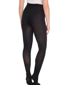 Strümpfe & Socken|Große Größen*ROGO 2er Pack X LAVANA Damen Baumwoll-Strumpfhose bequeme Strumpf-Hose 542819 Schwarz/Grau oder Schwarz/Lila