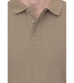 Hemden & Poloshirts*SANTINO 2er Pack Max Herren schlichtes Polo-Shirt Baumwoll-Shirt Sparpack Kurzarm-Shirt Hellbraun