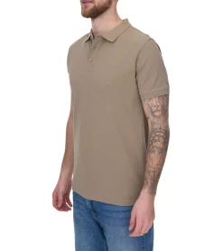 Hemden & Poloshirts*SANTINO 6er Pack Max Herren schlichtes Polo-Hemd Polo-Shirt Baumwoll-Shirt Kurzarm-Shirt Hellbraun