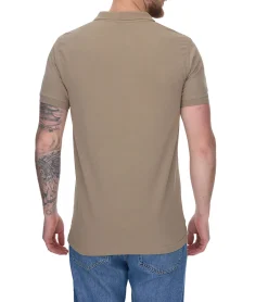 Hemden & Poloshirts*SANTINO 6er Pack Max Herren schlichtes Polo-Hemd Polo-Shirt Baumwoll-Shirt Kurzarm-Shirt Hellbraun