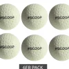 Sportausrüstung|Ballsport*SCOOP 6er Pack X-Treme Hockey Street-Balls mit Dimple-Design Hockeyball Sport-Ausrüstung NL266447 Weiß