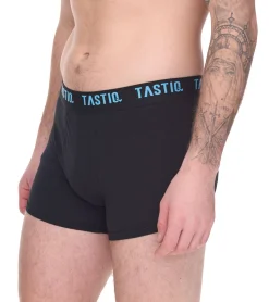 Unterwäsche|Boxershorts*TASTIQ 5er Pack Herren Boxershorts in Geschenkbox mit Weltraum-Print Baumwoll-Unterhose Tas/1/BCX5/SPAC Schwarz/Bunt