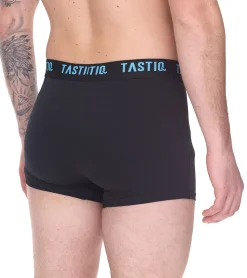 Unterwäsche|Boxershorts*TASTIQ 5er Pack Herren Boxershorts in Geschenkbox mit Weltraum-Print Baumwoll-Unterhose Tas/1/BCX5/SPAC Schwarz/Bunt