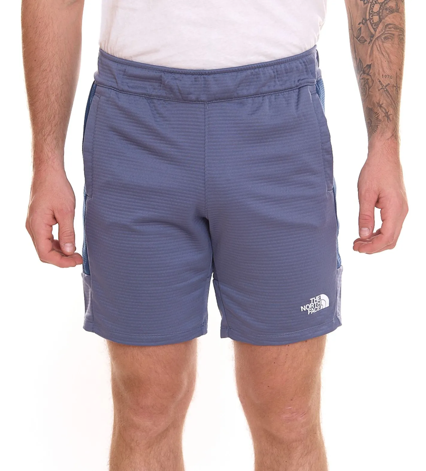 Shorts & Bermudas*THE NORTH FACE 2er Pack Mountain Athletics Herren Fleece-Shorts sportliche Sommer-Hose mit Eingriffstaschen NF0A82300EA1 Blau
