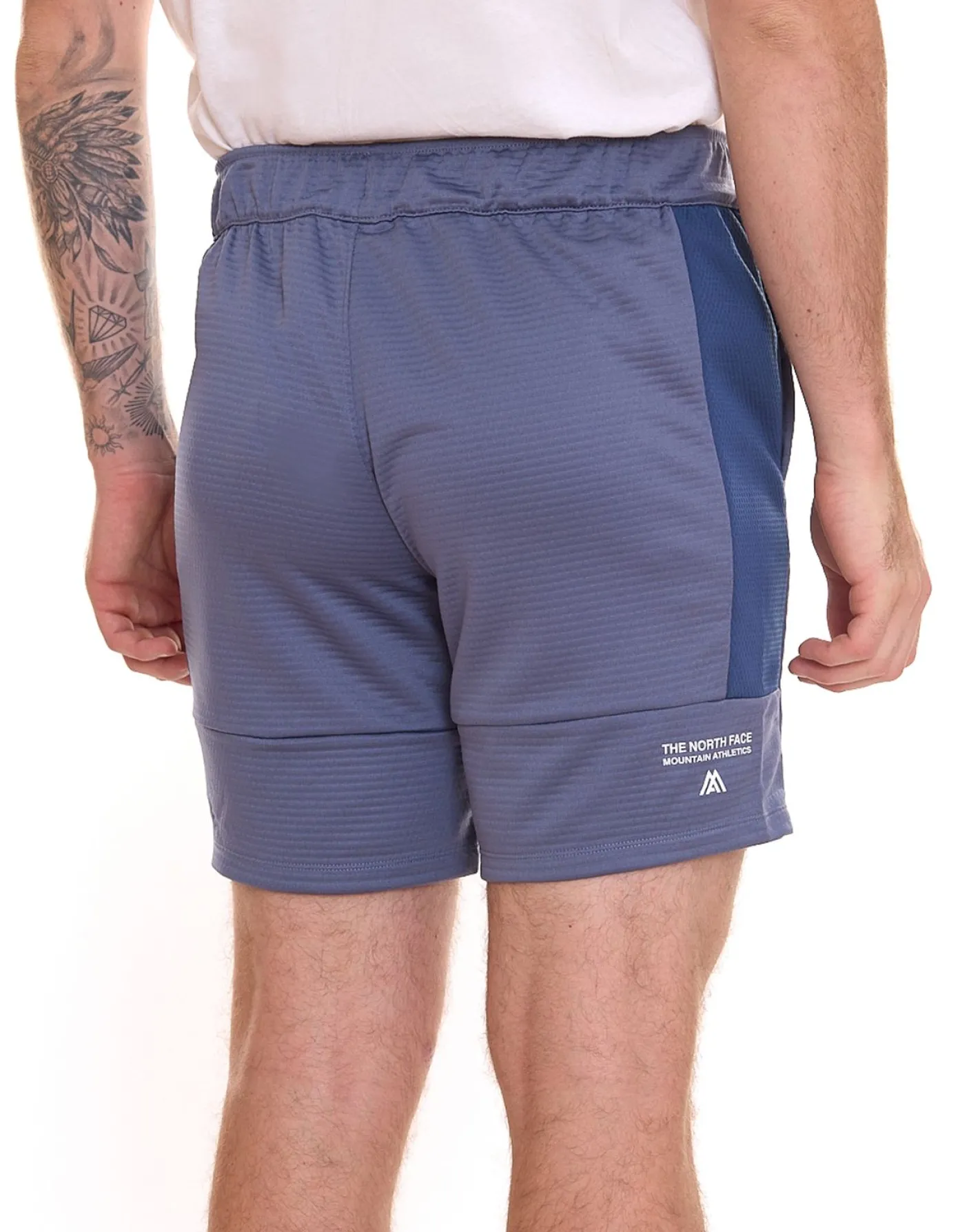 Shorts & Bermudas*THE NORTH FACE 2er Pack Mountain Athletics Herren Fleece-Shorts sportliche Sommer-Hose mit Eingriffstaschen NF0A82300EA1 Blau