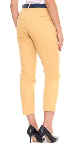 Hosen & Jeans*Tom Tailor 2er Pack Damen Chino-Hose stylische Alltags-Hose mit Gürtel 46246404 Beige