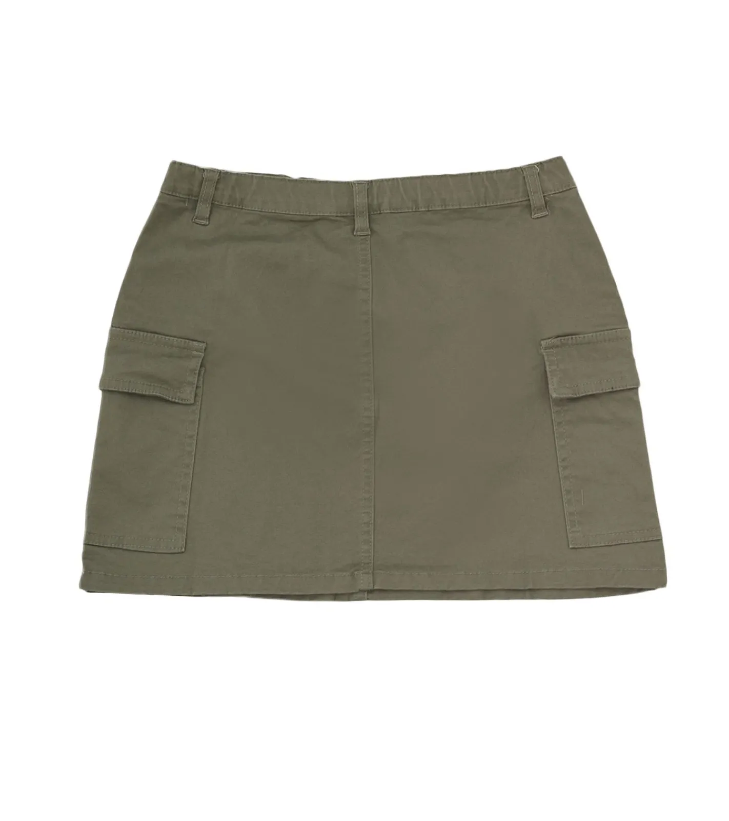 Kleider & Röcke*O46bpx 2er Pack trendiger Kinder Cargo-Rock für Mädchen Sommer-Rock mit seitlichen Taschen Baumwoll-Rock 906440 Olivgrün