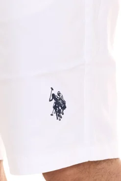 Shorts & Bermudas*U.S. POLO ASSN. 2er Pack Abel Herren Chino-Shorts nachhaltige Baumwoll-Bermuda 157 59799 52940 401 Weiß