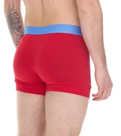 Unterwäsche|Boxershorts*U.S. POLO ASSN. 2er Pack Herren Boxershorts atmungsaktive Baumwoll-Unterhose Unterwäsche 011601_US16133_02 999 Dunkelblau/Hellblau/Rot