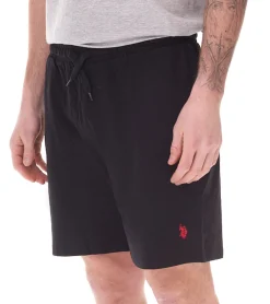 Shorts & Bermudas*U.S. POLO ASSN. 2er Pack Herren Freizeit- & Sport-Shorts leichte Fitness-Short mit U.S. Polo Stickerei kurze Hose US16738 Schwarz/Rot oder Dunkelblau/Rot