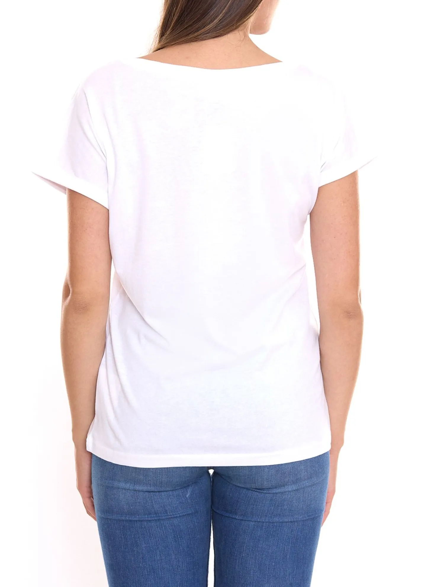 Tops & T-Shirts*AjC 2er Sparpack T-Shirt modisches Damen Kurzarm-Shirt mit Love-Print Sommer-Shirt 32038357 Weiß