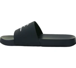 Zehentrenner & Sandalen|Pantoffeln & Hausschuhe*Champion 2er Sparpack Kos Damen und Herren Bade-Schuhe Badelatschen Sommer-Schuhe Schlupf-Schuhe S22175 Schwarz oder Blau