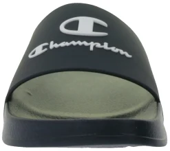 Zehentrenner & Sandalen|Pantoffeln & Hausschuhe*Champion 2er Sparpack Kos Damen und Herren Bade-Schuhe Badelatschen Sommer-Schuhe Schlupf-Schuhe S22175 Schwarz oder Blau