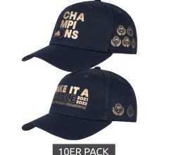 Caps & Mützen*Oracle Red Bull Racing 10er Sparpack x Verstappen FW 2022 Champions Meisterschafts-Cap "" oder "Champions" Navy Make it a double