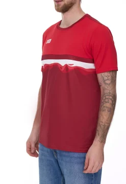 Sportoberbekleidung|Jogginghosen & Fitnessmode*Outfitter 2er Sparpack OCEAN FABRICS TAHI Herren nachhaltiges Training-Shirt mit Mesh-Einsätzen Fitness-Shirt Kurzarm-Shirt OUT-M-1021-OTW Rot, Blau, Schwarz, Grün oder Weiß