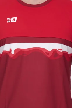 Sportoberbekleidung|Jogginghosen & Fitnessmode*Outfitter 2er Sparpack OCEAN FABRICS TAHI Herren nachhaltiges Training-Shirt mit Mesh-Einsätzen Fitness-Shirt Kurzarm-Shirt OUT-M-1021-OTW Rot, Blau, Schwarz, Grün oder Weiß