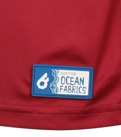 Sportoberbekleidung|Jogginghosen & Fitnessmode*Outfitter 2er Sparpack OCEAN FABRICS TAHI Herren nachhaltiges Training-Shirt mit Mesh-Einsätzen Fitness-Shirt Kurzarm-Shirt OUT-M-1021-OTW Rot, Blau, Schwarz, Grün oder Weiß