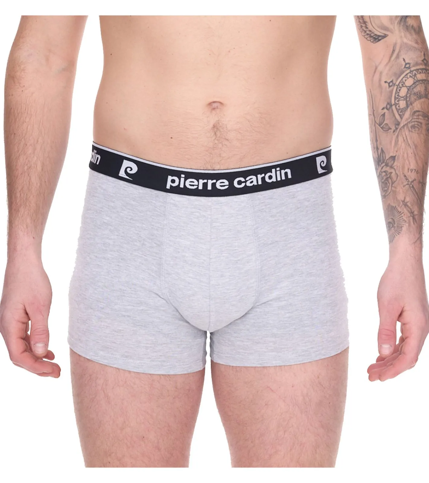 Unterwäsche|Boxershorts*Pierre Cardin 10er Sparpack Herren Baumwoll-Boxershorts Unterwäsche R808 6500 Grau