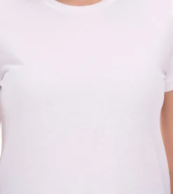 Fitnessmode & Jogginghosen|Tops & T-Shirts*PUMA 2er Sparpack Damen T-Shirt nachhaltiges Baumwoll-Shirt schlichtes Sport-Shirt Fitness-Shirt 678257 01 Weiß