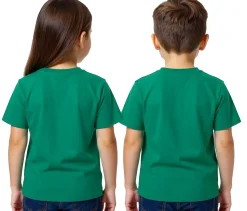 T-Shirts & Tank Tops*PUMA 2er Sparpack TeamGoal 23 Jungen & Mädchen Sport-Shirt Baumwoll-Shirt mit Logo-Patch T-Shirt 656709 05 Grün