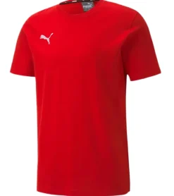 T-Shirts & Tank Tops*PUMA 2er Sparpack TeamGoal 23 Jungen & Mädchen Sport-Shirt Baumwoll-Shirt mit Logo-Patch T-Shirt 656709 01 Rot