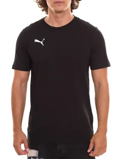 T-Shirts & Tank Tops*PUMA 2er Sparpack TeamGoal 23 Casual Herren T-Shirt mit Logo-Stickerei Baumwoll-Shirt Fußball 656578 Schwarz, Navy, Grau, Hellblau, Weiß, Rot, Gelb oder Grün